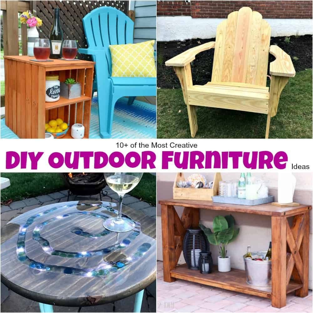 DIY Outdoor Patios
 10 of the Most Creative DIY Outdoor Furniture Ideas