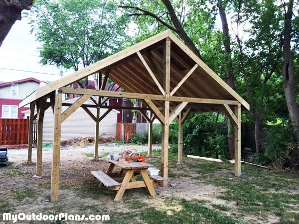 DIY Outdoor Pavilion
 DIY 20x20 Pavilion MyOutdoorPlans