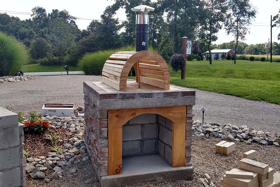 DIY Outdoor Pizza Oven
 DIY Outdoor Living pleted Kitchen Pizza Oven and
