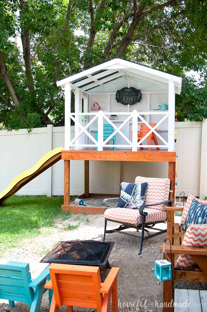 DIY Outdoor Playhouses
 How to Build an Outdoor Playhouse for Kids Houseful of