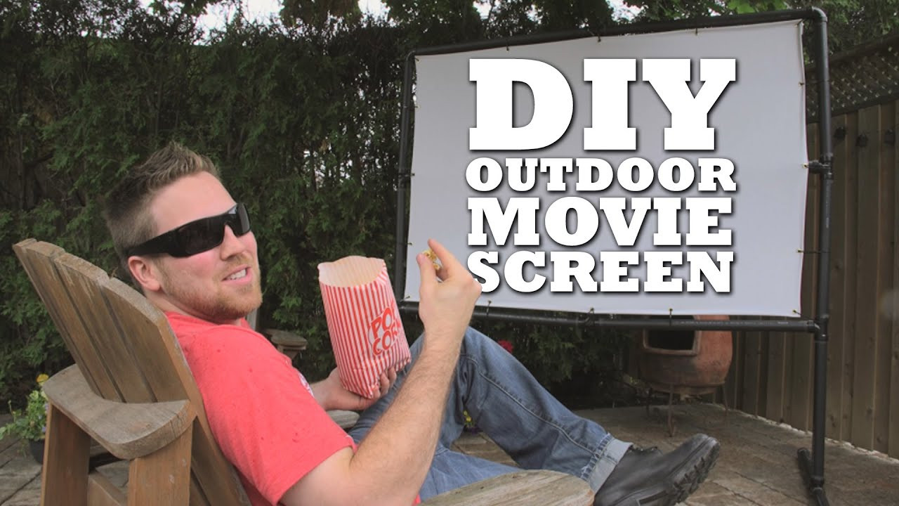 DIY Outdoor Projector Screen
 DIY Outdoor Movie Screen