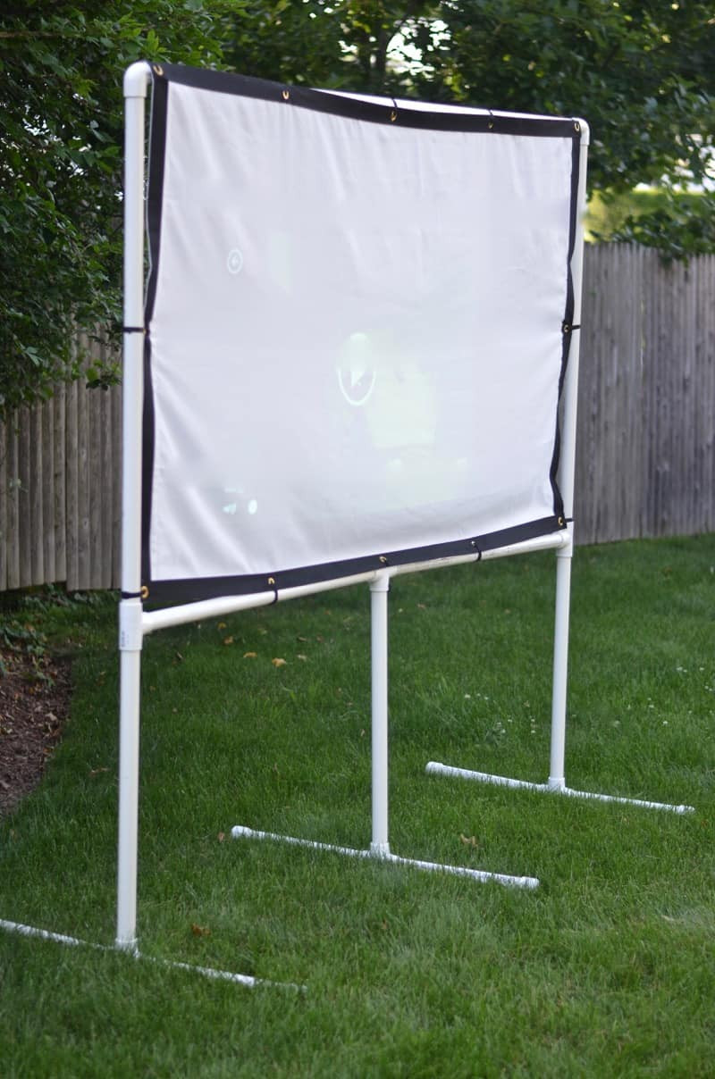 DIY Outdoor Projector Screens
 DIY Backyard Movie Screen At Charlotte s House