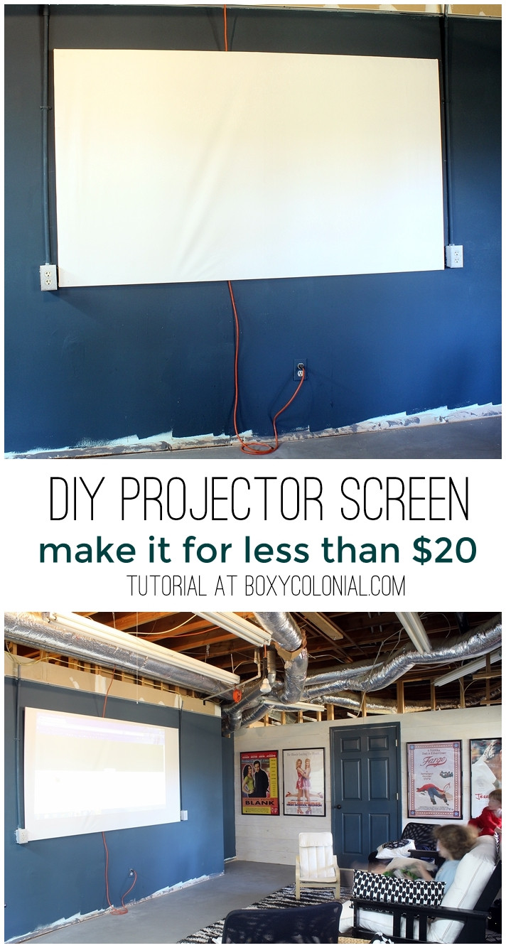 DIY Outdoor Projector Screens
 DIY Projector Screen for less than $20 A Little Craft In