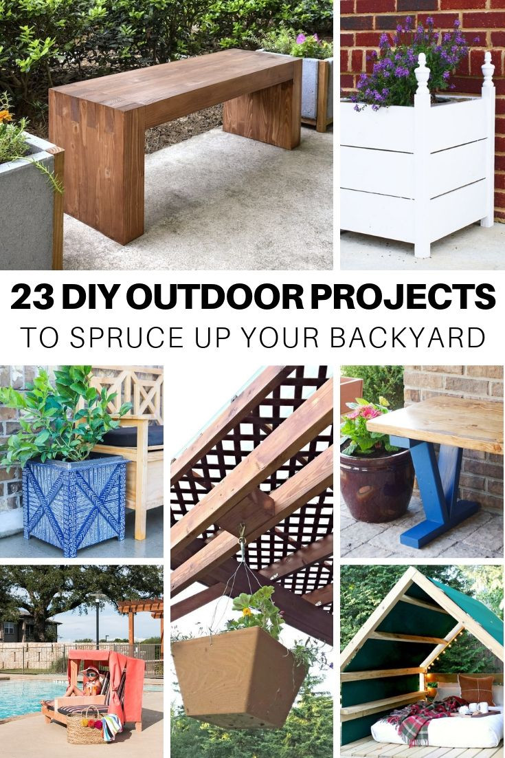 DIY Outdoor Projects
 23 DIY Outdoor Projects To Spruce Up Your Backyard – The