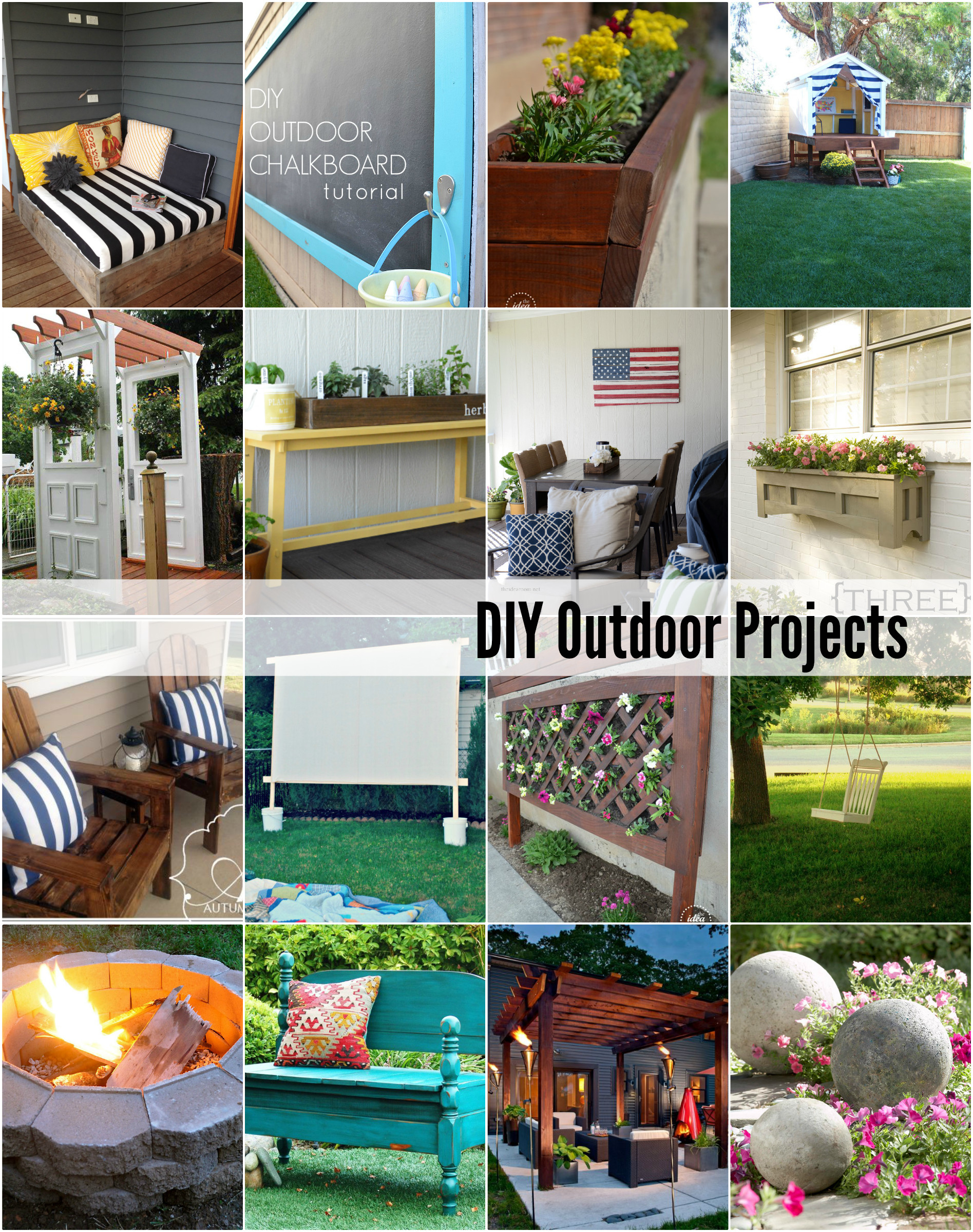 DIY Outdoor Projects
 20 DIY Outdoor Projects The Idea Room