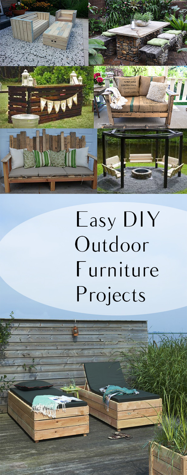 DIY Outdoor Projects
 Easy DIY Garden and Outdoor Furniture Ideas