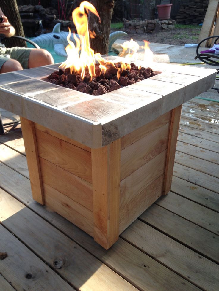 DIY Outdoor Propane Fire Pit
 42 best DIY Patio Furniture images on Pinterest