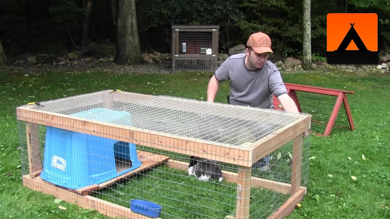 DIY Outdoor Rabbit Cage
 How to Build a Rabbit Hutch Cheap and Easy