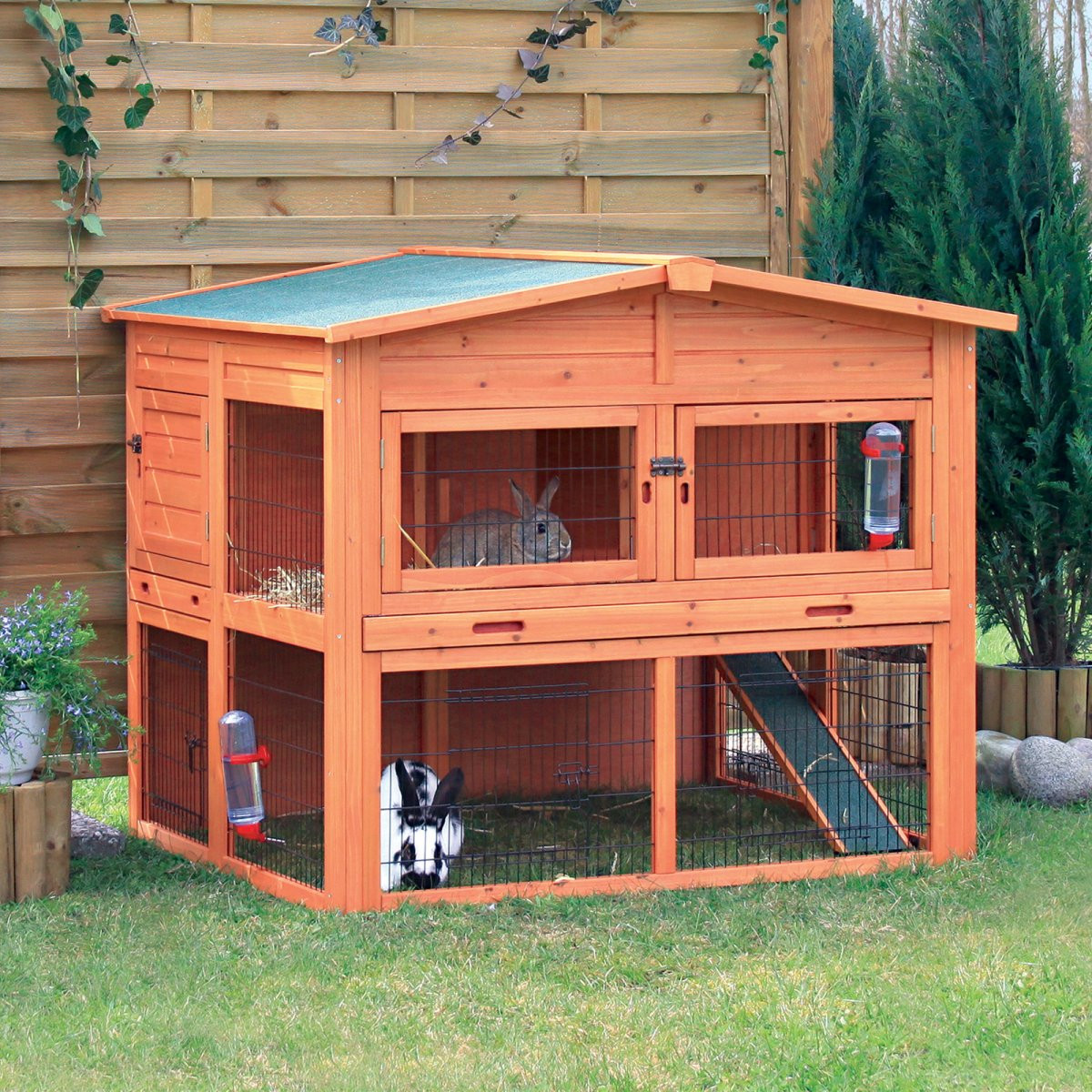 DIY Outdoor Rabbit Cage
 The Rabbit Hutch Negotiations