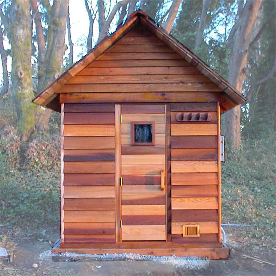 DIY Outdoor Sauna
 4 x 6 Outdoor Sauna Kit Heater Accessories