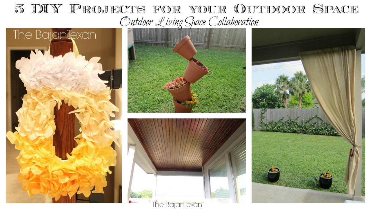 DIY Outdoor Space
 5 Cheap Easy DIYs for Your Outdoor Space Outdoor Living