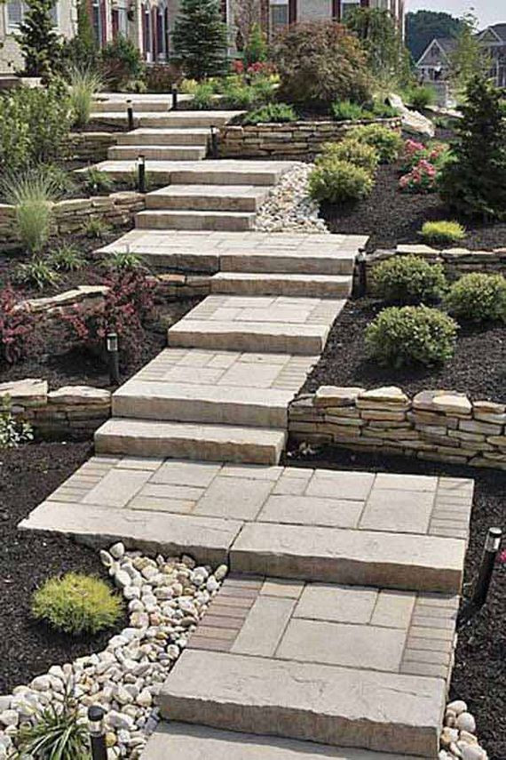 DIY Outdoor Steps
 Awesome DIY Ideas to Make Garden Stairs and Steps