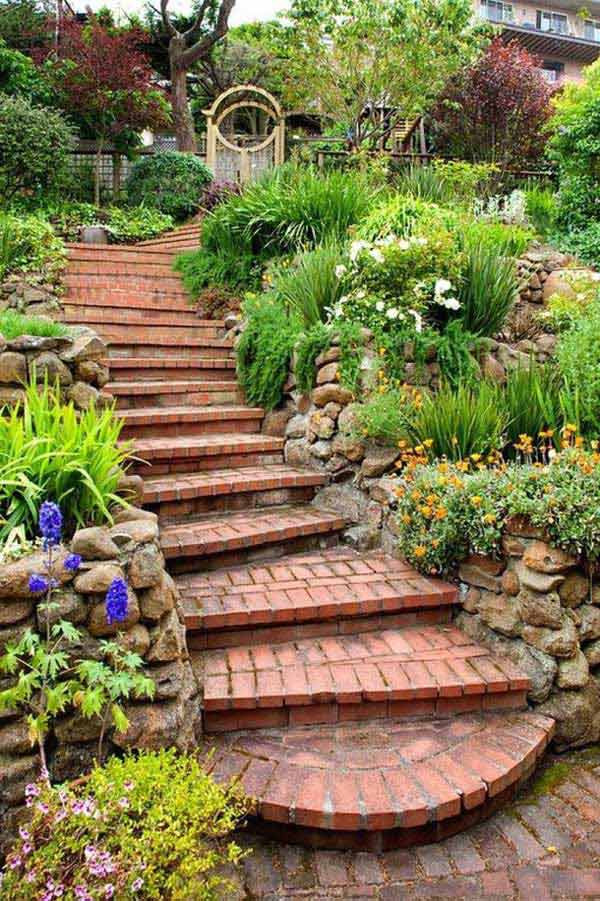 DIY Outdoor Steps
 The Best 23 DIY Ideas to Make Garden Stairs and Steps