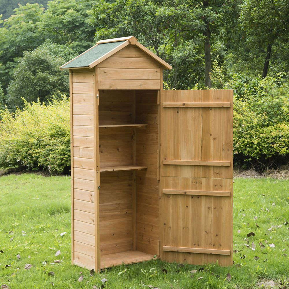 DIY Outdoor Storage Cabinet
 Details about New Wooden Garden Shed Apex Sheds Tool