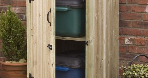 DIY Outdoor Storage Cabinet
 IKEA Storage Cabinet simple DIY wood outdoor storage