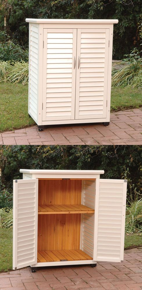 DIY Outdoor Storage Cabinet
 Outdoor Storage Cabinet Plans WoodWorking Projects & Plans
