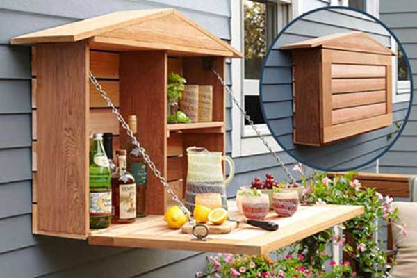 DIY Outdoor Storage Cabinet
 24 Ingenious and Practical DIY Yard Storage Solutions