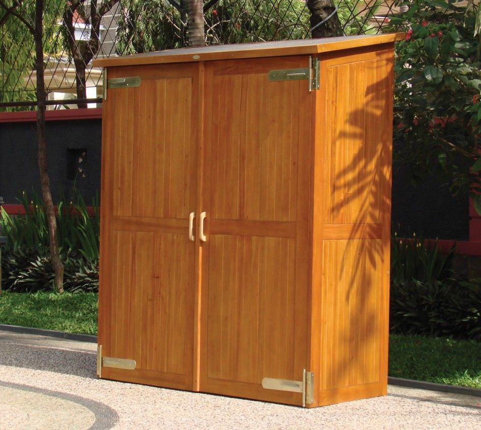DIY Outdoor Storage Cabinet
 Glittering Outdoor Storage Cabinet With Polyurethane