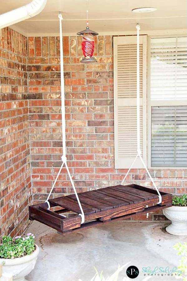 DIY Outdoor Swing
 22 Amazingly DIY Patio and Garden Swings Amazing DIY