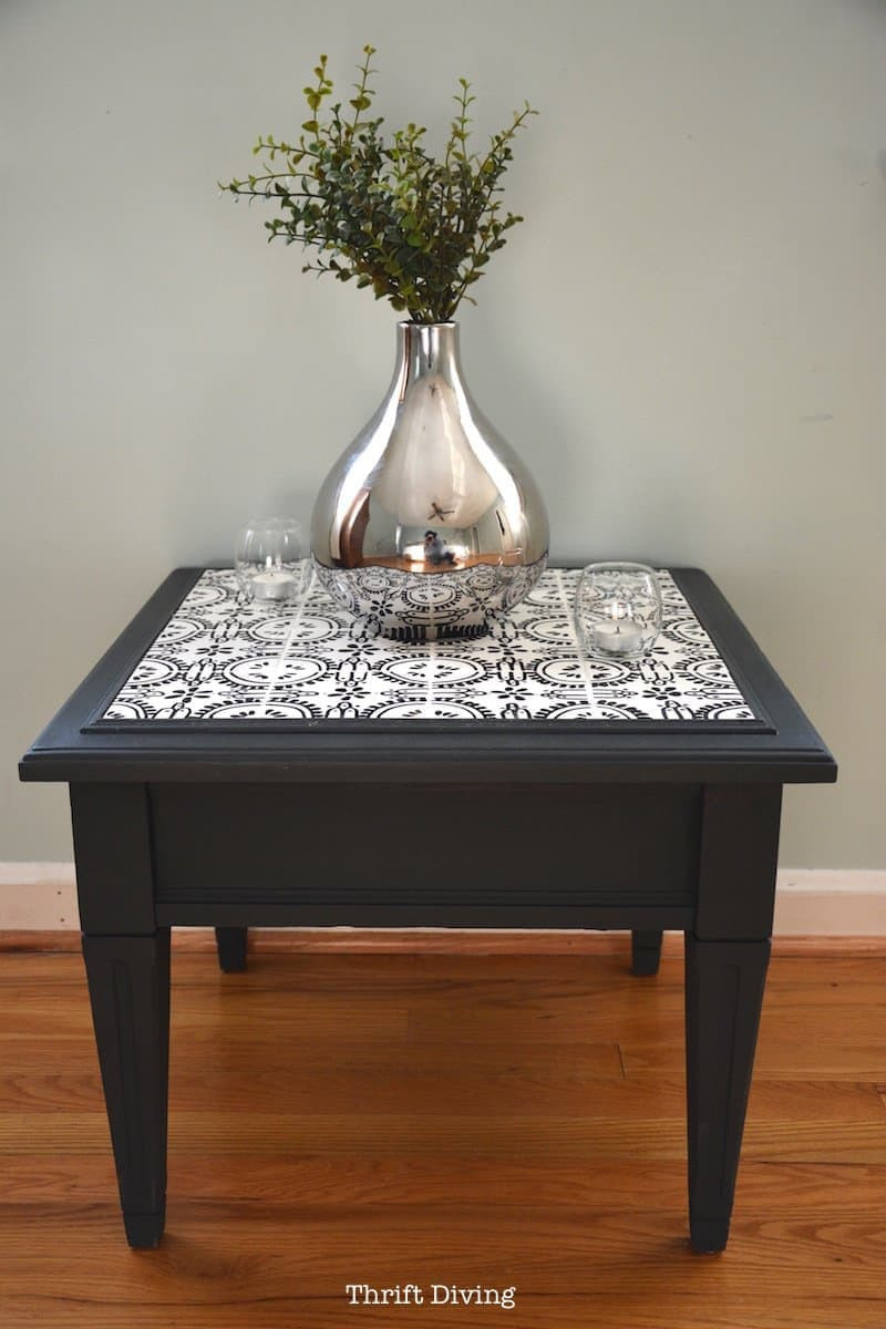 DIY Outdoor Tile Table
 27 Impressive DIY End Tables For Any Space The Saw Guy