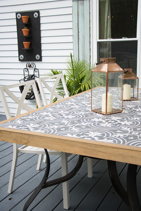 DIY Outdoor Tile Table
 DIY Tile Tabletop Seeking Lavender Lane