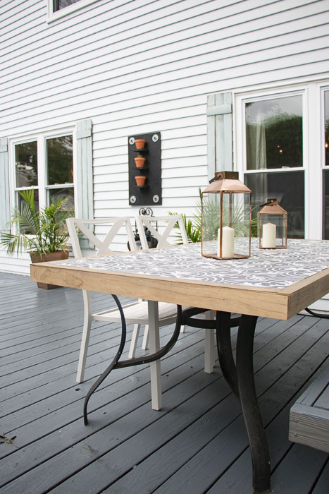 DIY Outdoor Tile Table
 DIY Tile Tabletop Seeking Lavender Lane