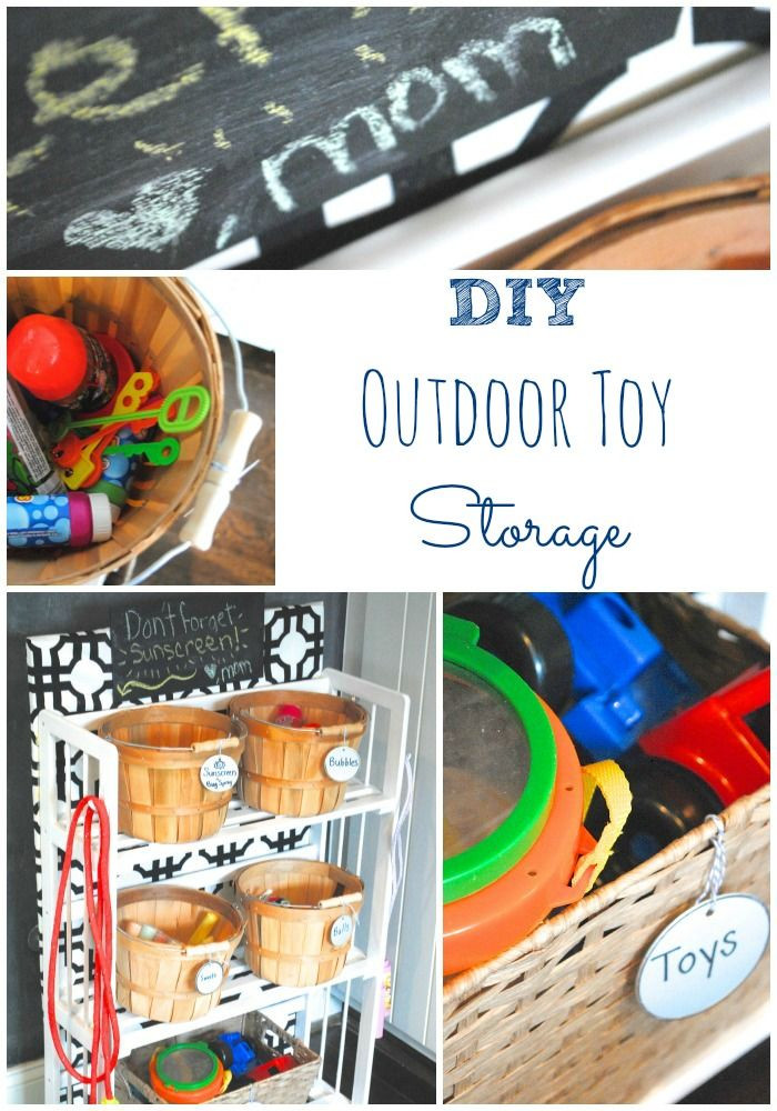 DIY Outdoor Toy Storage
 DIY Pretend Play Grocery Store