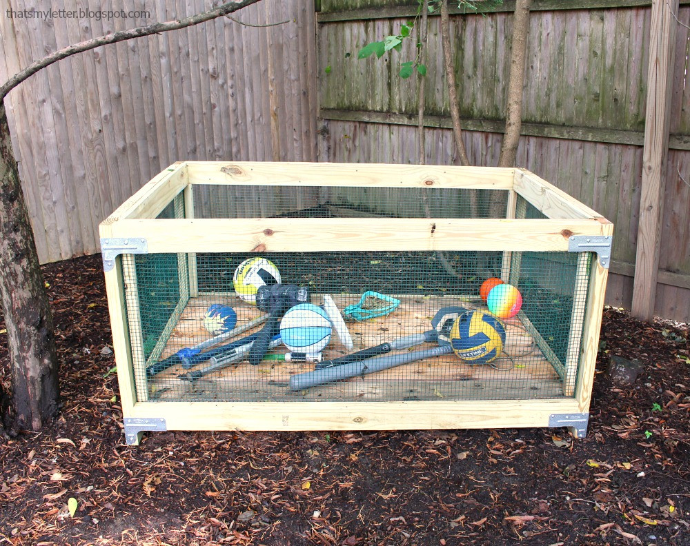 DIY Outdoor Toy Storage
 Outdoor Toy Storage DIY Done Right