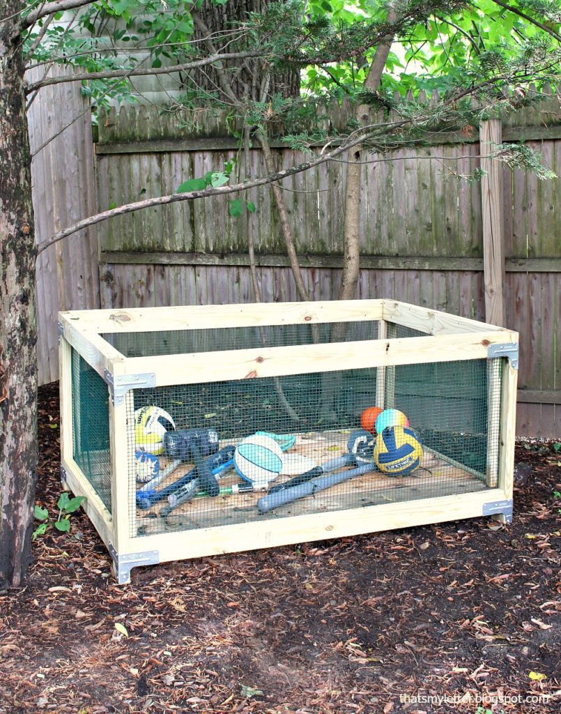 DIY Outdoor Toy Storage
 Outdoor Toy Storage DIY Done Right