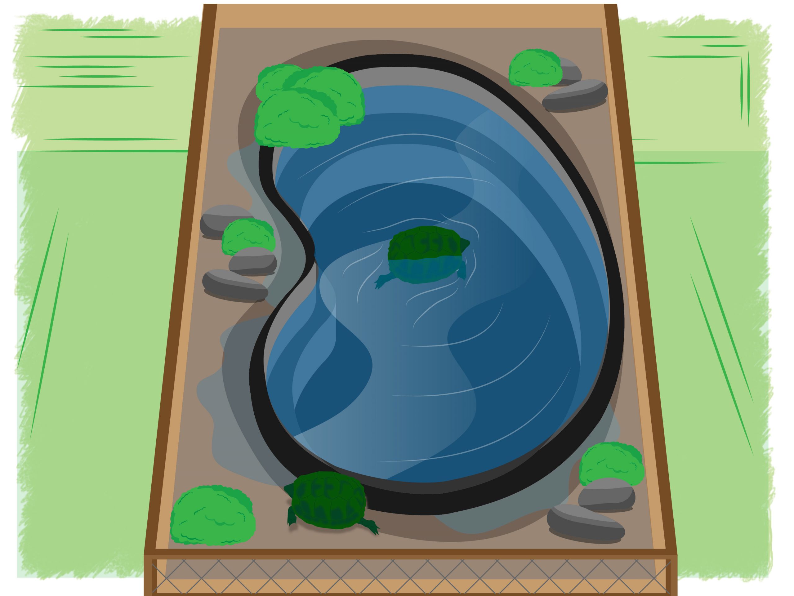 DIY Outdoor Turtle Pond
 How to Build an Indoor Aquatic Turtle Pond 13 Steps