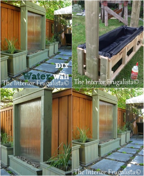 DIY Outdoor Water Wall
 30 Creative and Stunning Water Features to Adorn Your