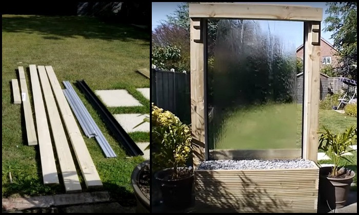 DIY Outdoor Water Wall
 DIY glass water wall – Your Projects OBN