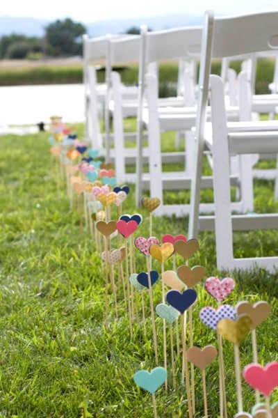 DIY Outdoor Wedding
 50 Best Garden Wedding Aisle Decorations – Pink Lover