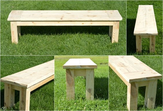DIY Outdoor Wooden Bench
 10 Simple DIY Woodworking Bench Ideas That Full