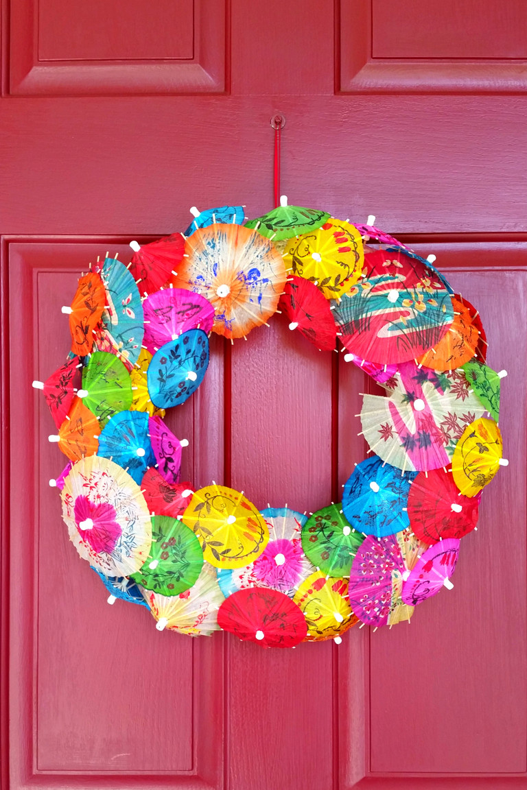 DIY Outdoor Wreath
 22 DIY Summer Wreaths Outdoor Door Wreath Ideas for Summer