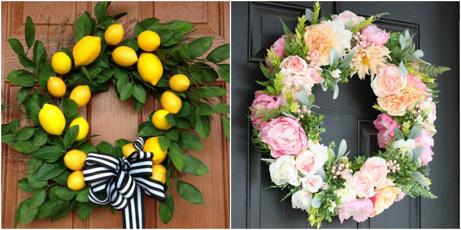 DIY Outdoor Wreath
 20 DIY Summer Wreaths Outdoor Door Wreath Ideas for Summer