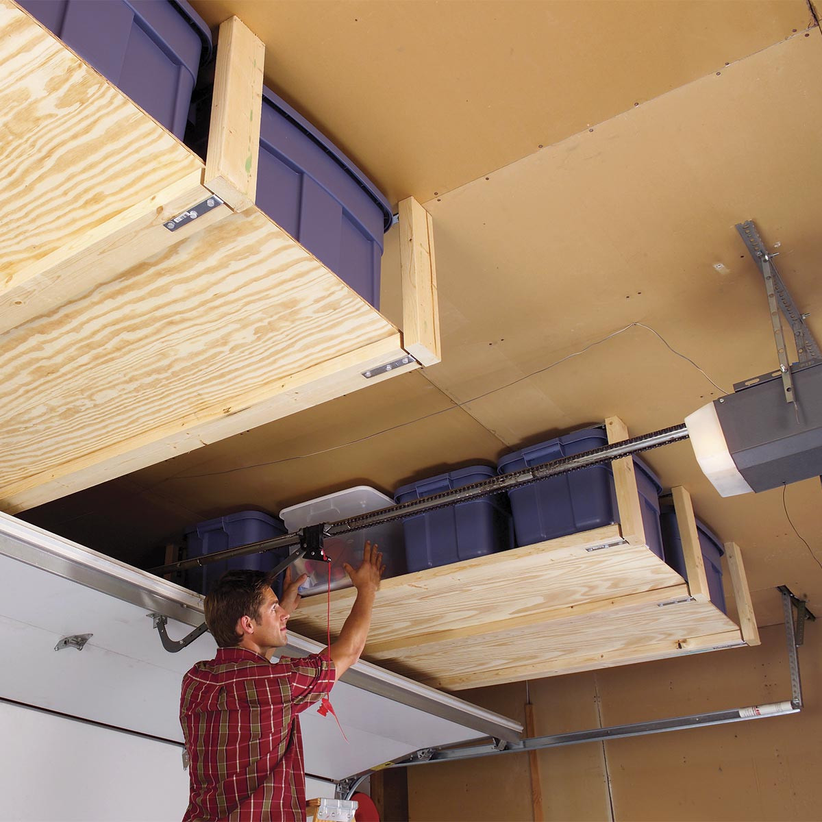 DIY Overhead Garage Storage Plans
 16 Cheap Garage Storage Projects You Can DIY
