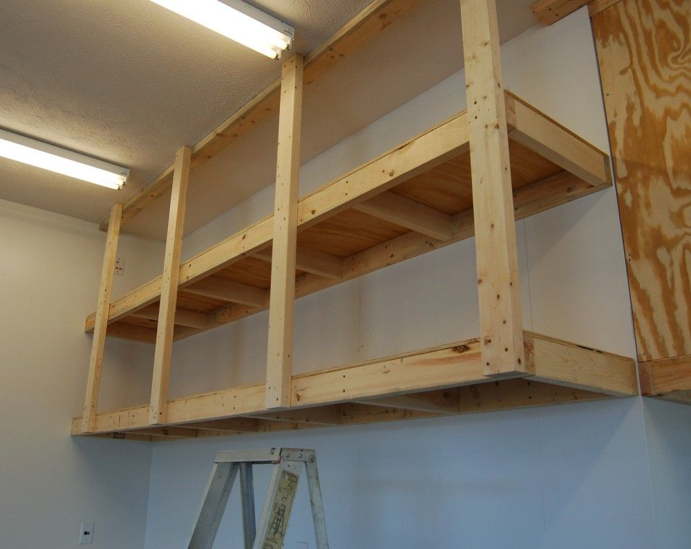 DIY Overhead Garage Storage Plans
 Garage Shelving Plans