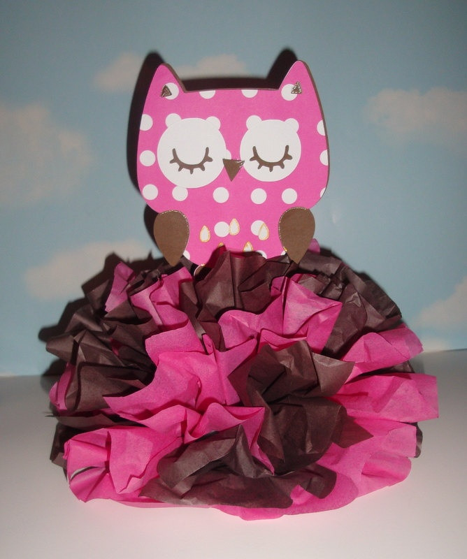 Diy Owl Baby Shower Decorations
 Owl Centerpiece Decoration KIT DIY plete Birthday Baby