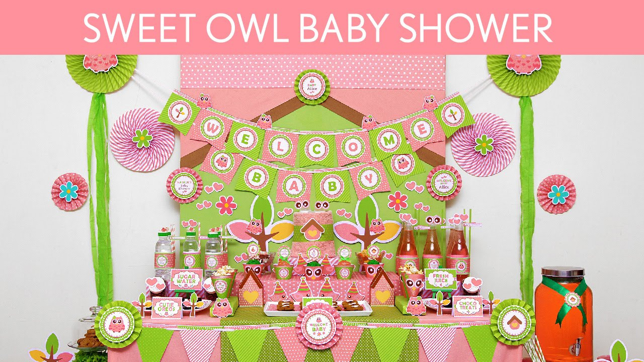 Diy Owl Baby Shower Decorations
 Sweet Owl Baby Shower Ideas Sweet Owl S41