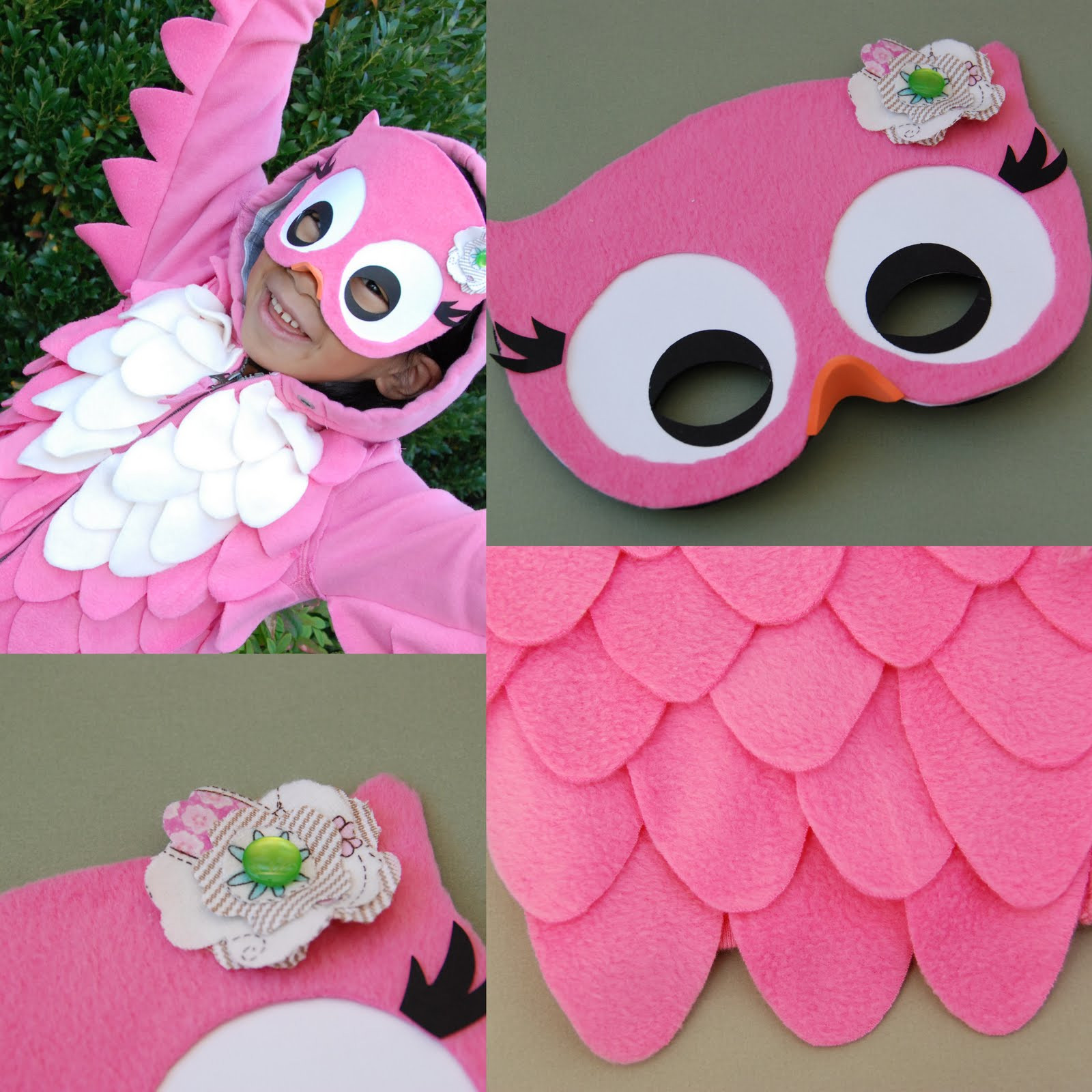 DIY Owl Costume
 SweeterThanSweets Cutest Handmade DIY Kids Halloween