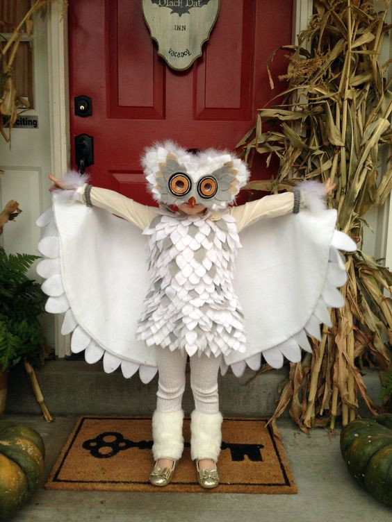 DIY Owl Costume
 50 DIY Halloween Costume Ideas Lil Luna