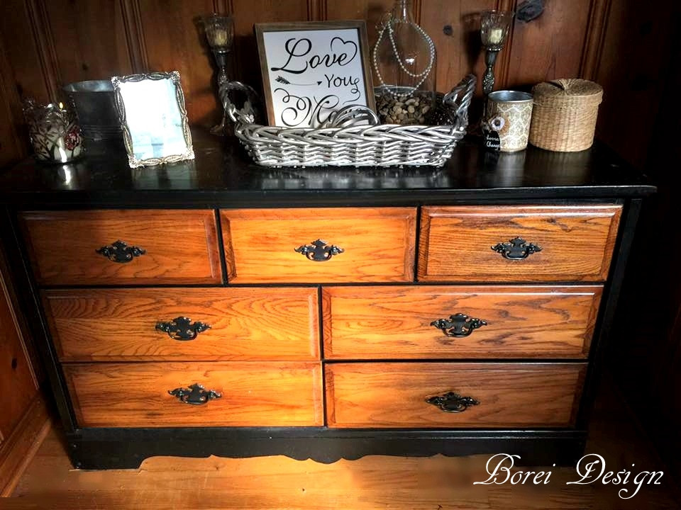 DIY Paint Wood Furniture
 DIY Trash To Treasure Furniture Dresser Buffet Makeover