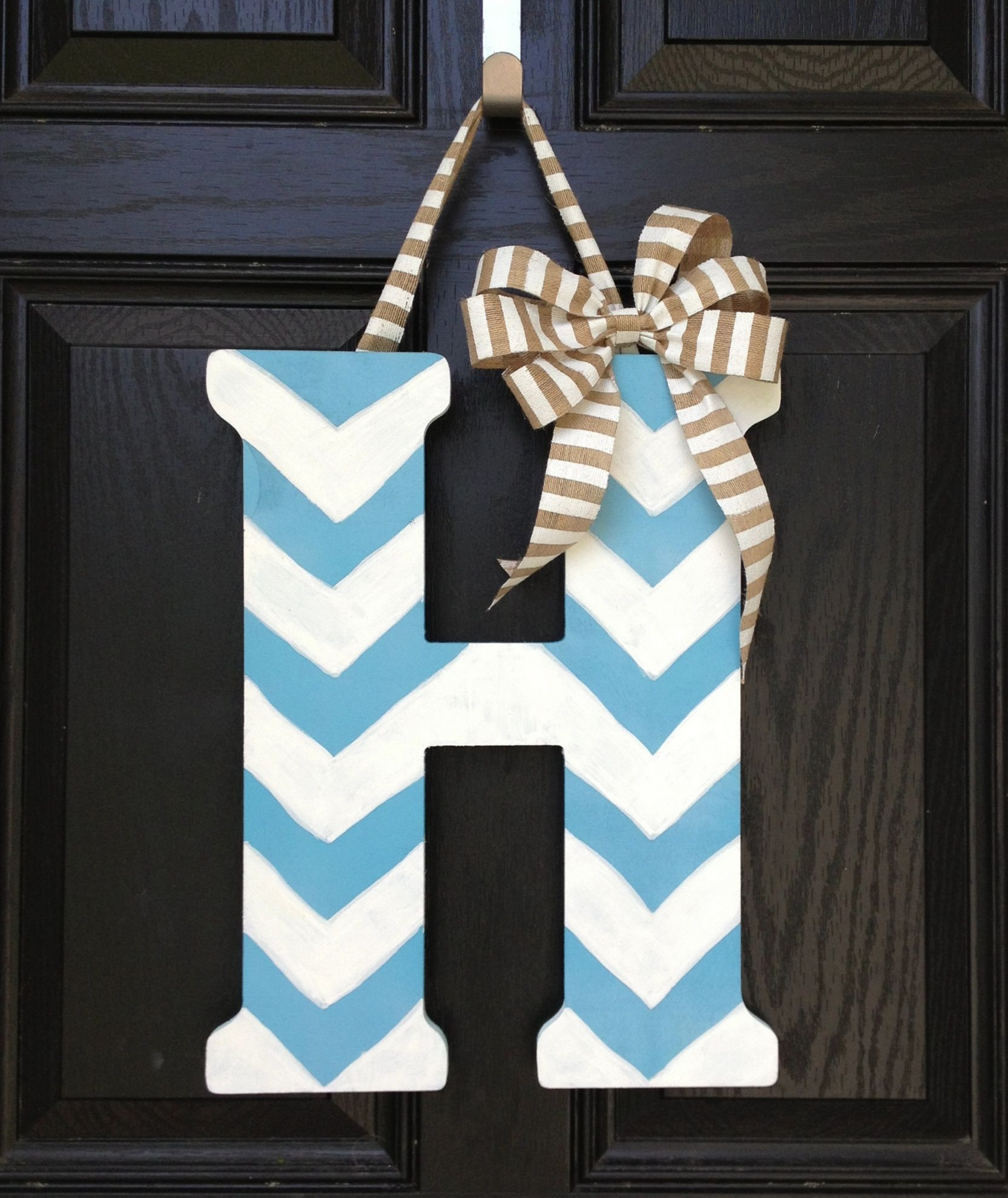 DIY Painted Wooden Letters
 Best 25 Painted letters ideas on Pinterest