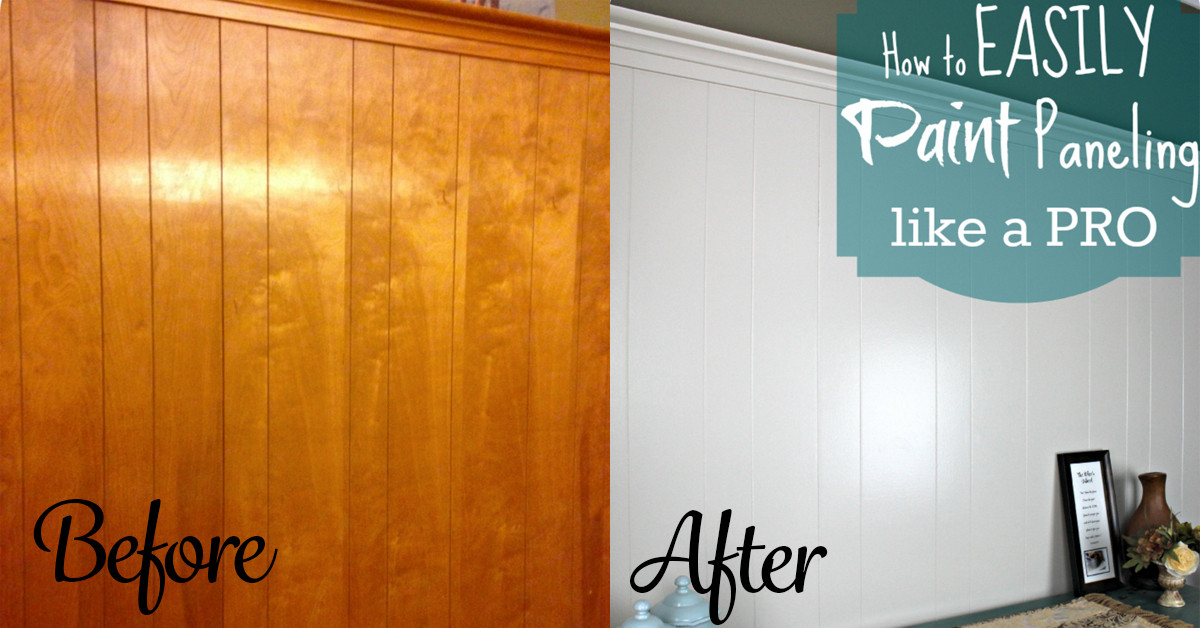 DIY Painting Wood Paneling
 DIY Home Repair Hack Easily Paint Over Wood Paneling