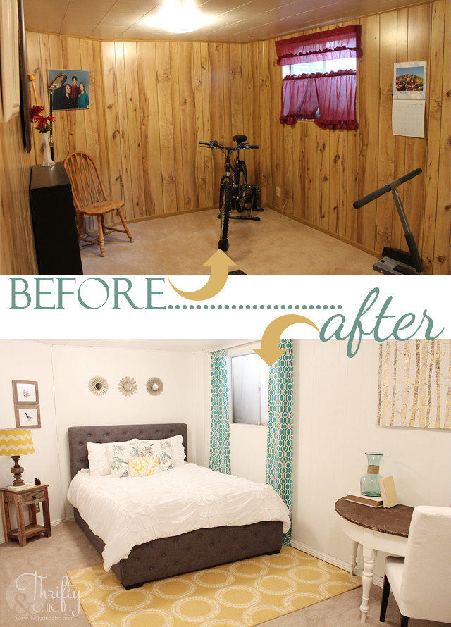 DIY Painting Wood Paneling
 Thrifty and Chic DIY Projects and Home Decor