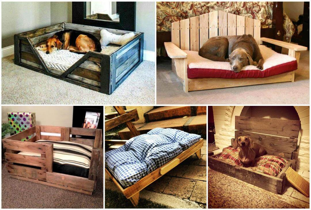 DIY Pallet Dog Beds
 40 DIY Pallet Dog Bed Ideas Don t know which I love