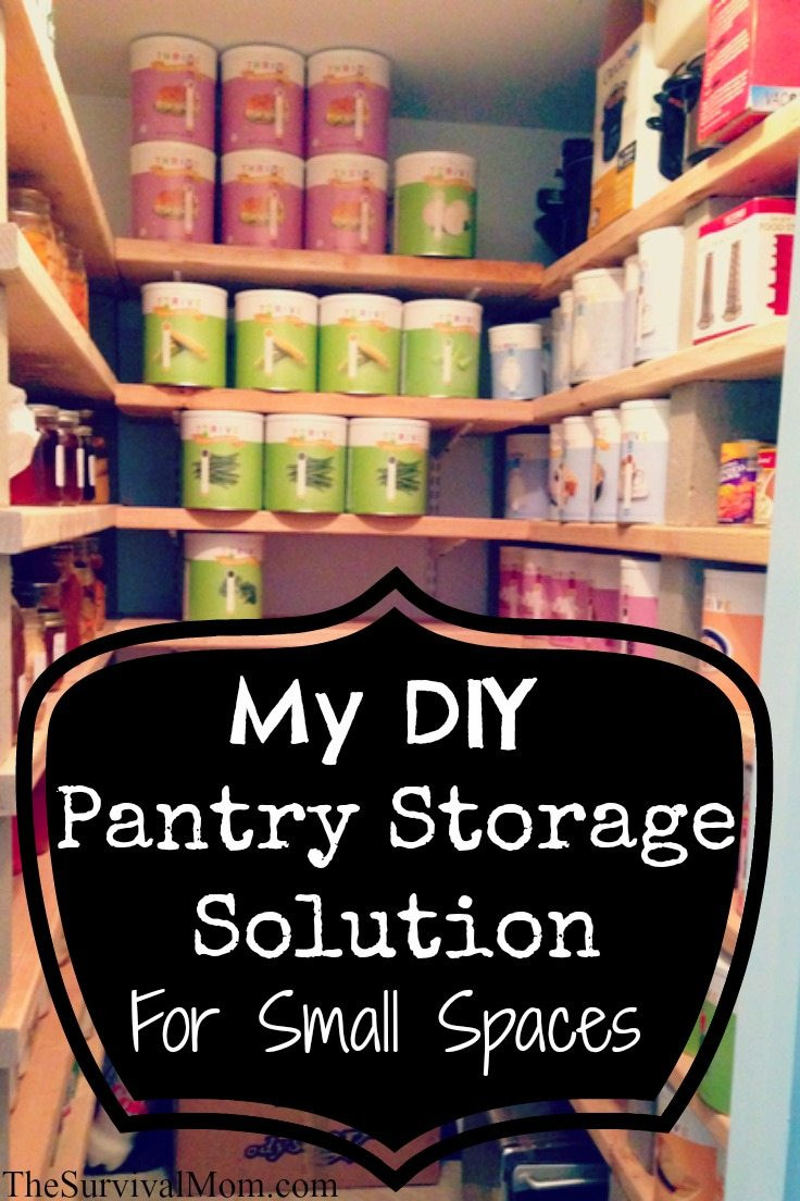 DIY Pantry Organizers
 My DIY Pantry Storage Solution for Small Spaces Survival Mom