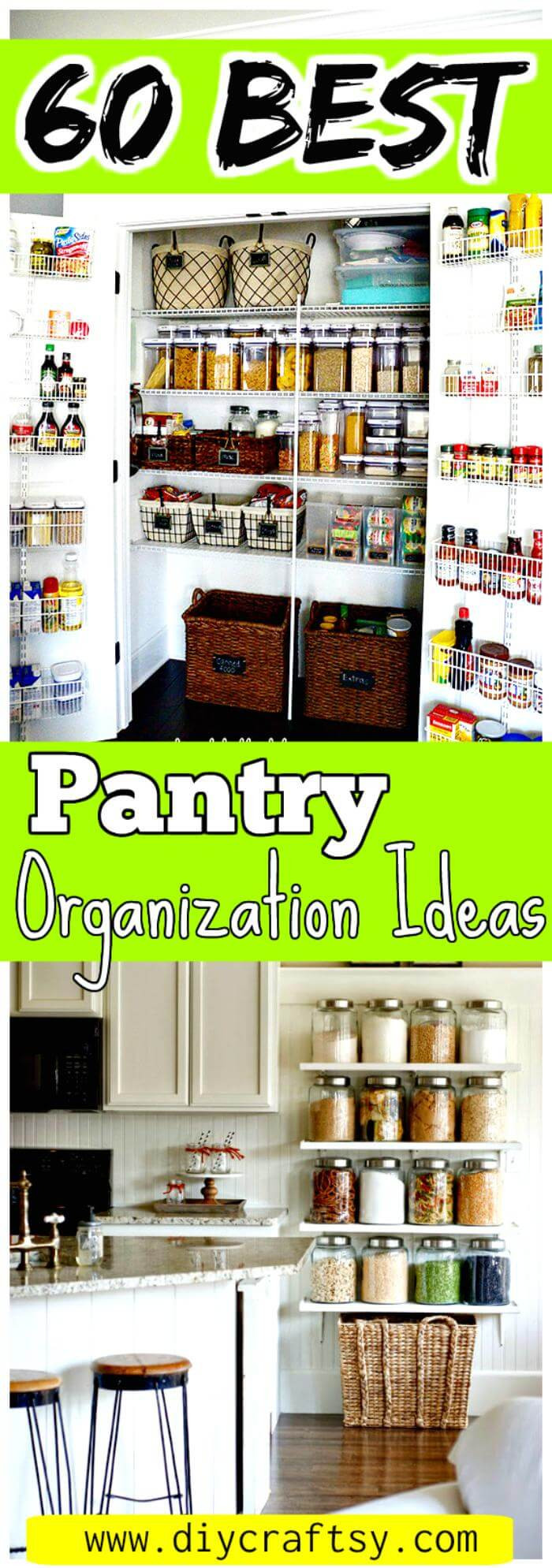 DIY Pantry Organizers
 60 Best Pantry Organization Ideas DIY Page 3 of 12
