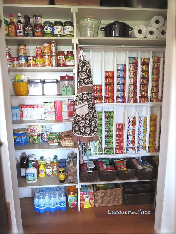 DIY Pantry Organizers
 DIY Pantry Organization – Rotating Canned Food System